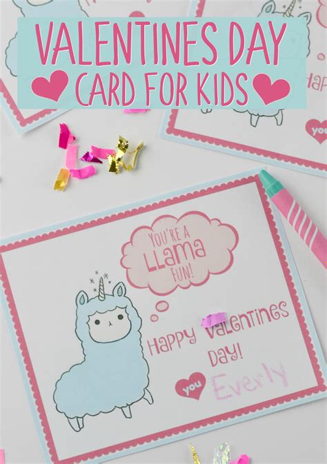 Valentines Day Cards For Kids Printable